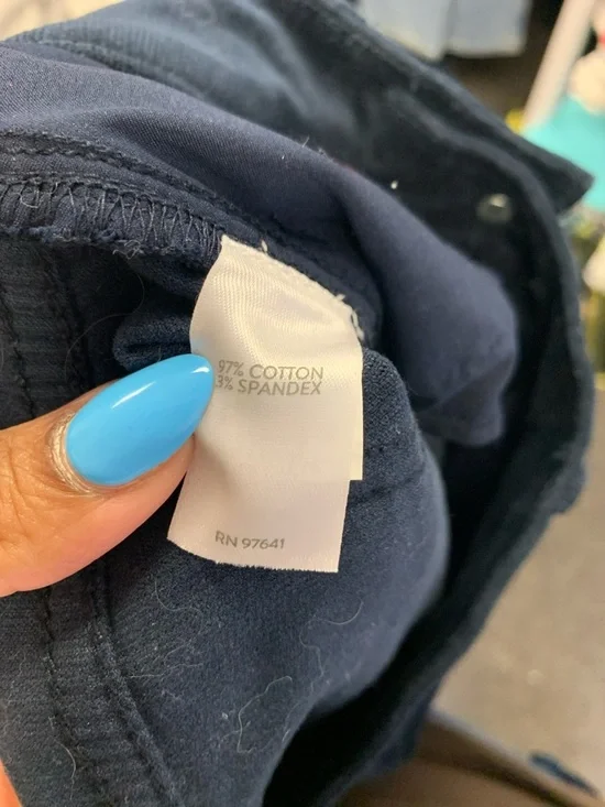 J. Jill Navy Skinny Corduroy Jeans - Picture 4 of 4